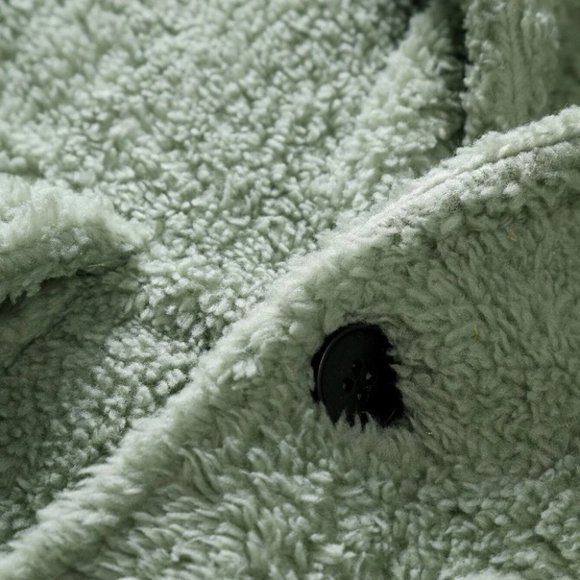 Green Mens Teddy Jacket - Picture 6 of 7